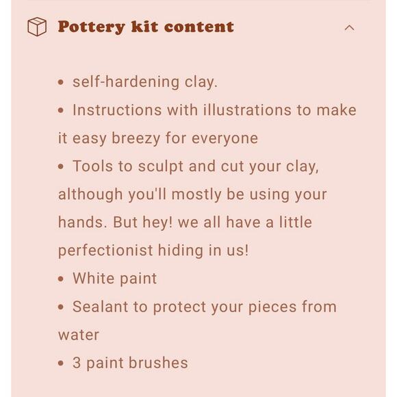 Club Terracotta DIY Original Pottery Kit Box Home Decor Art & Craft Set - Picture 4 of 15